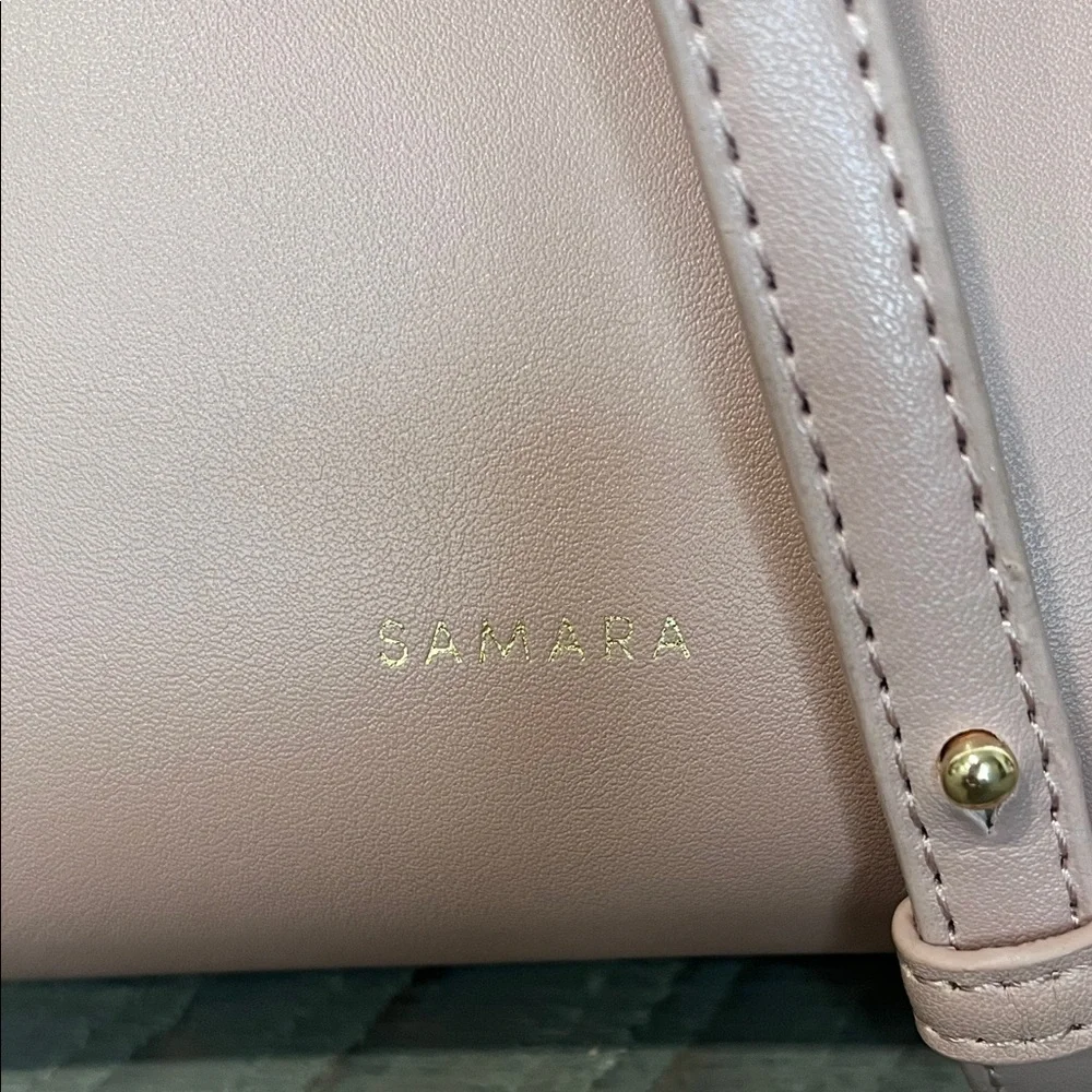 Samara Vegan Leather Peony Pink Shoulder/Crossbody Bag NWOT - Picture 2 of 7